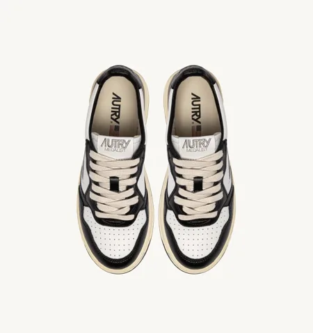 Autry Medalist Low Bianco / Nero