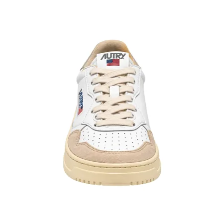 Autry Medalist Low Bianco / Beige / Oro