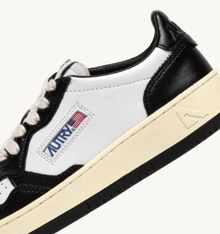 Autry Medalist Low Bianco / Nero