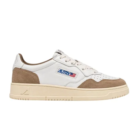 Autry Medalist Low Bianco / Cuoio