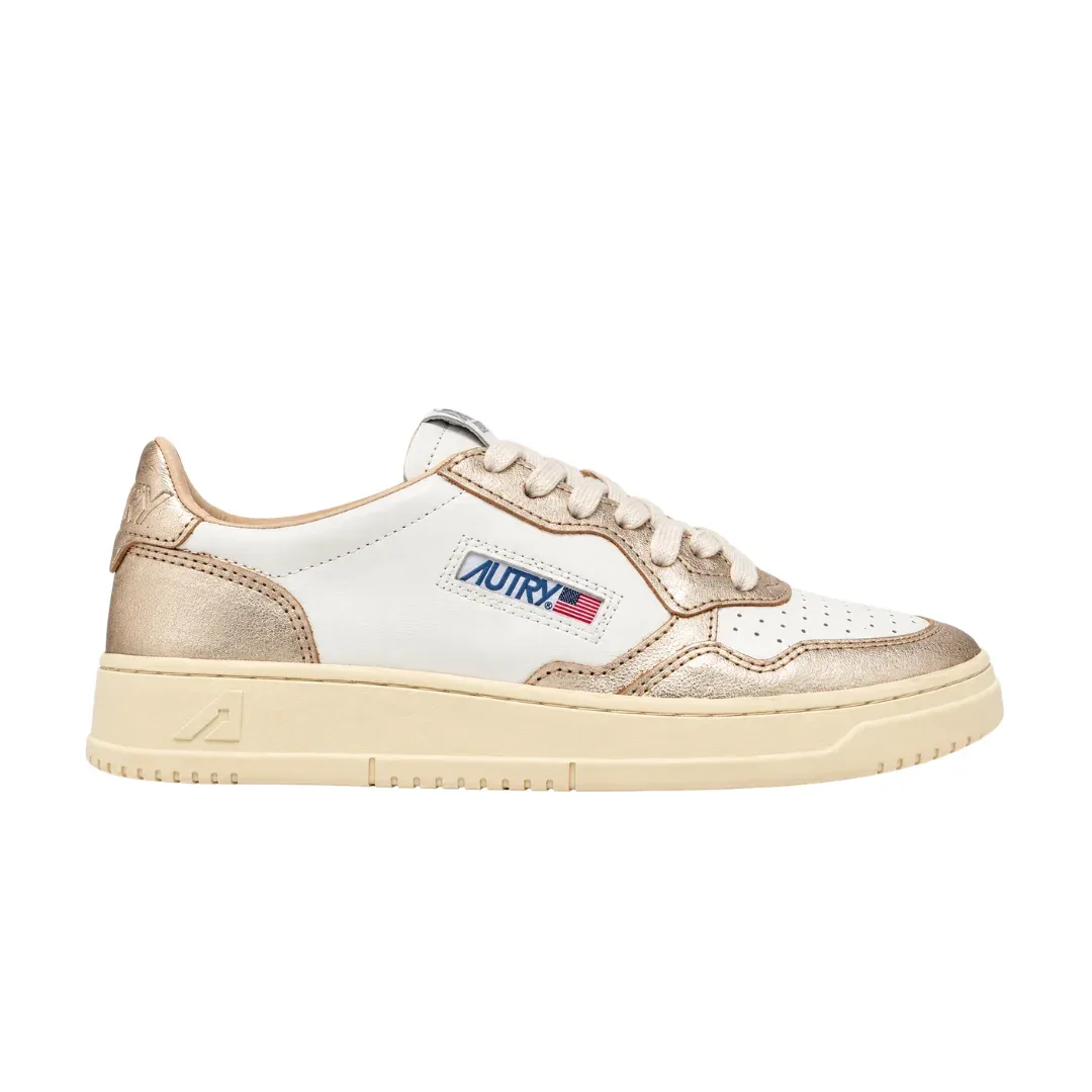 Autry Medalist Low Bianco / Oro