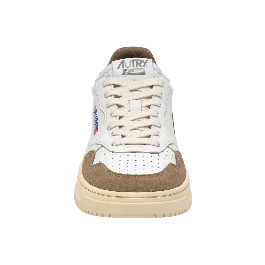 Autry Medalist Low Bianco / Cuoio