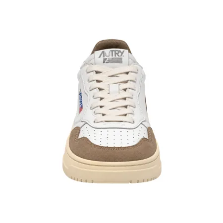 Autry Medalist Low Bianco / Cuoio