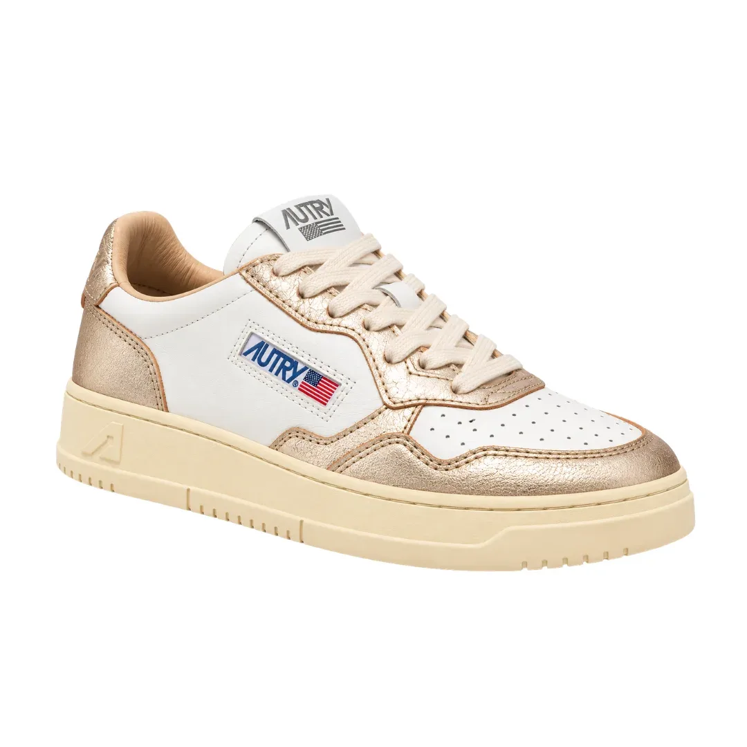 Autry Medalist Low Bianco / Oro