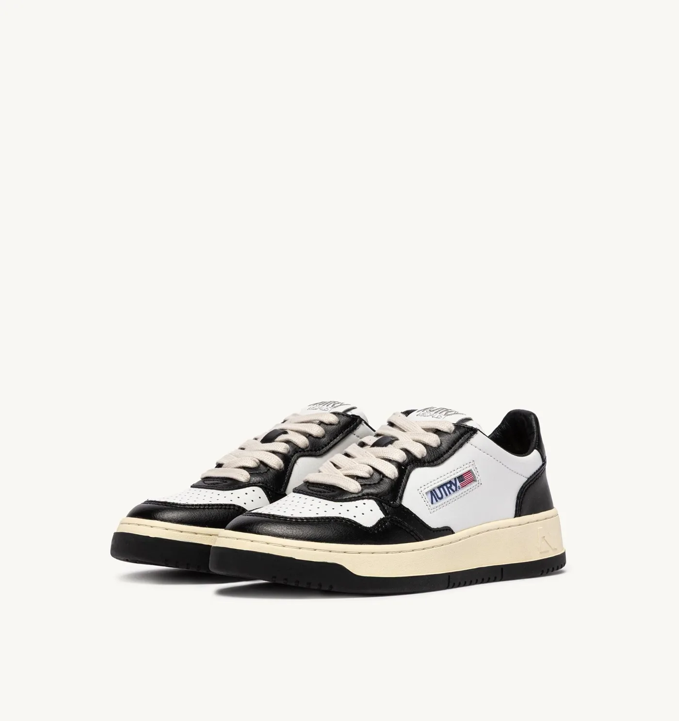 Autry Medalist Low Bianco / Nero