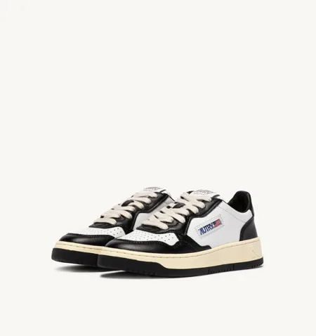 Autry Medalist Low Bianco / Nero