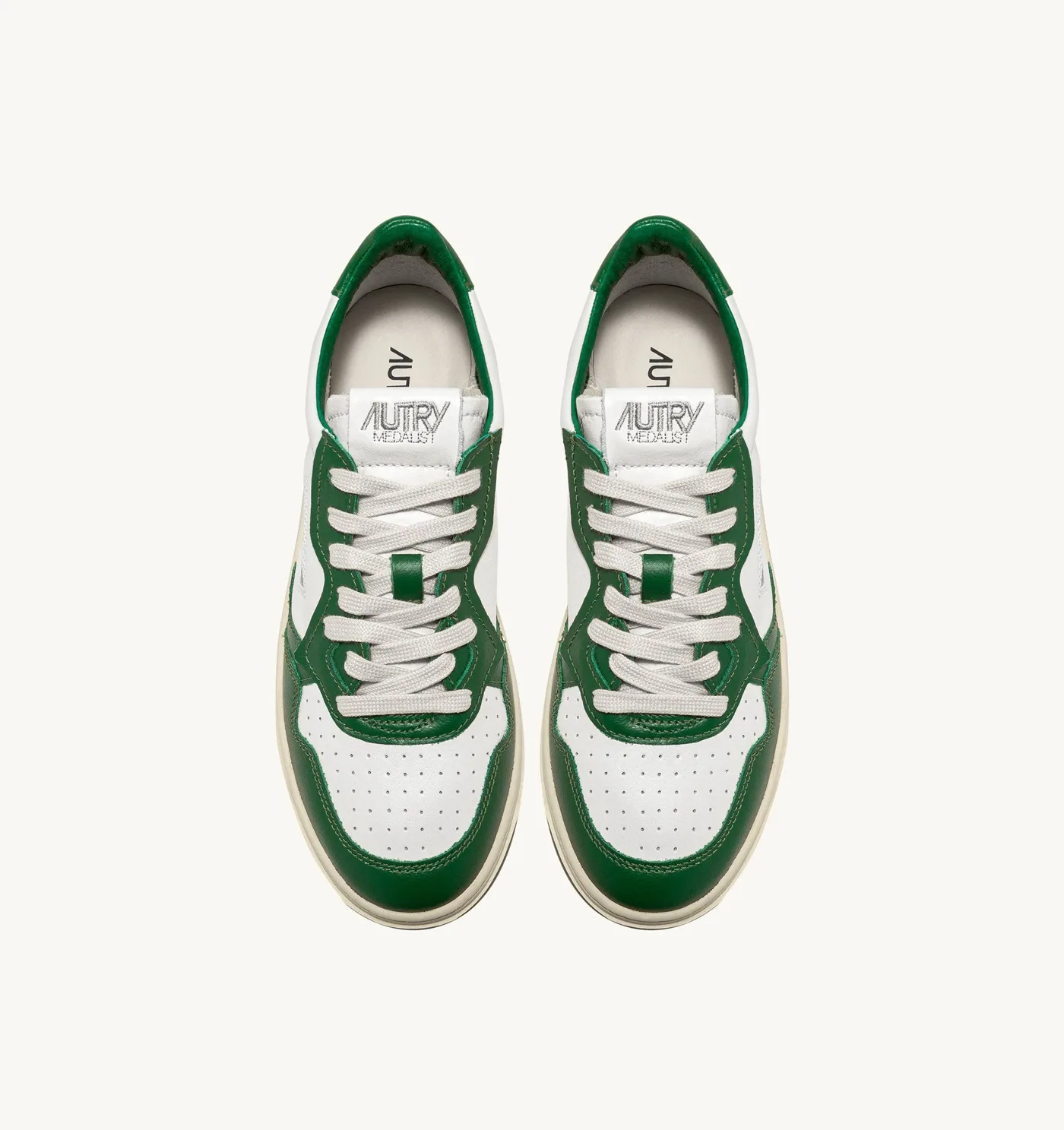 Autry Medalist Low Bianco / Verde