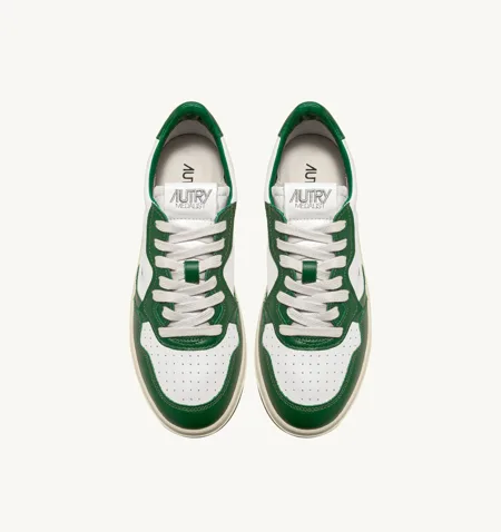 Autry Medalist Low Bianco / Verde