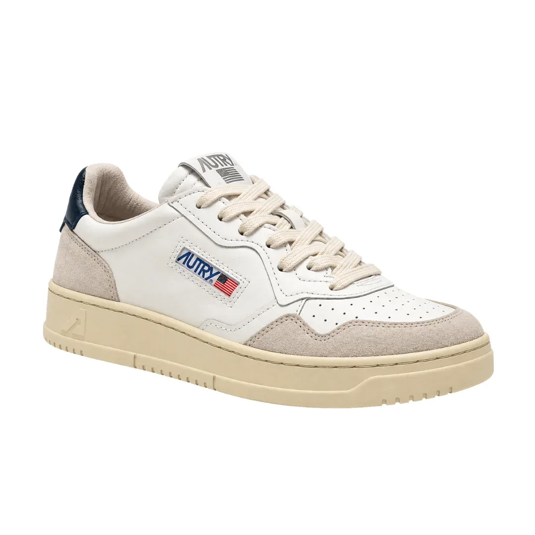 Autry Medalist Low Bianco / Blu Navy