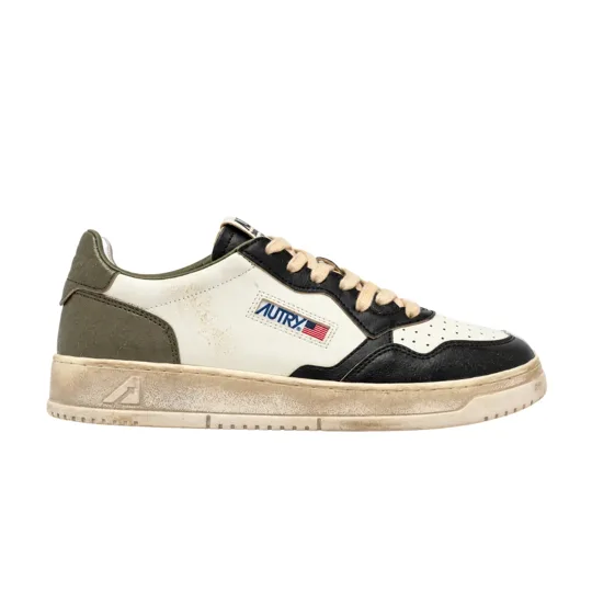 Autry Super Vintage Low Bianco / Nero / Oliva