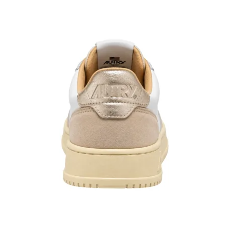 Autry Medalist Low Bianco / Beige / Oro